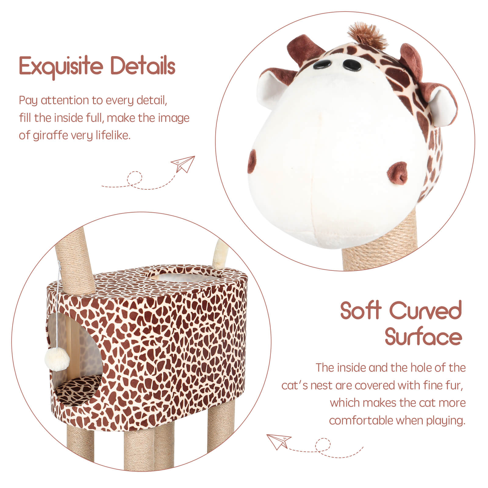 Giraffe Cat House - BCBMALL