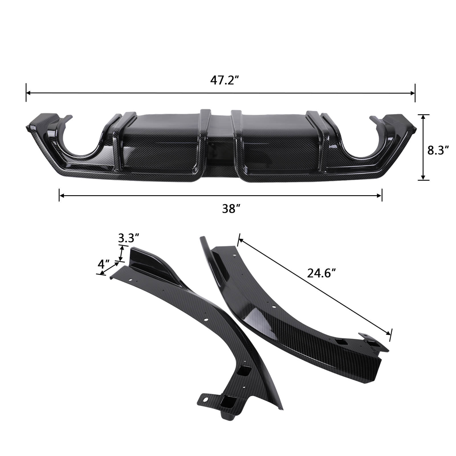 Glossy Rear Bumper - BCBMALL