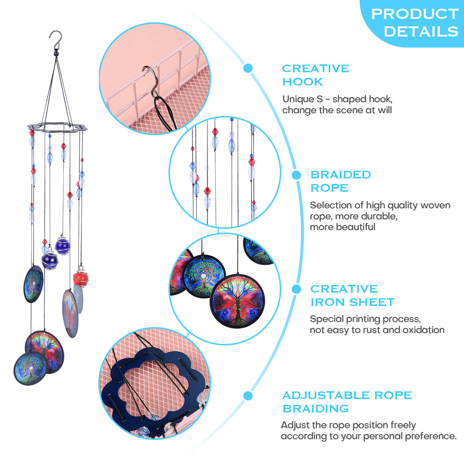 Hanging Wind Chimes - BCBMALL