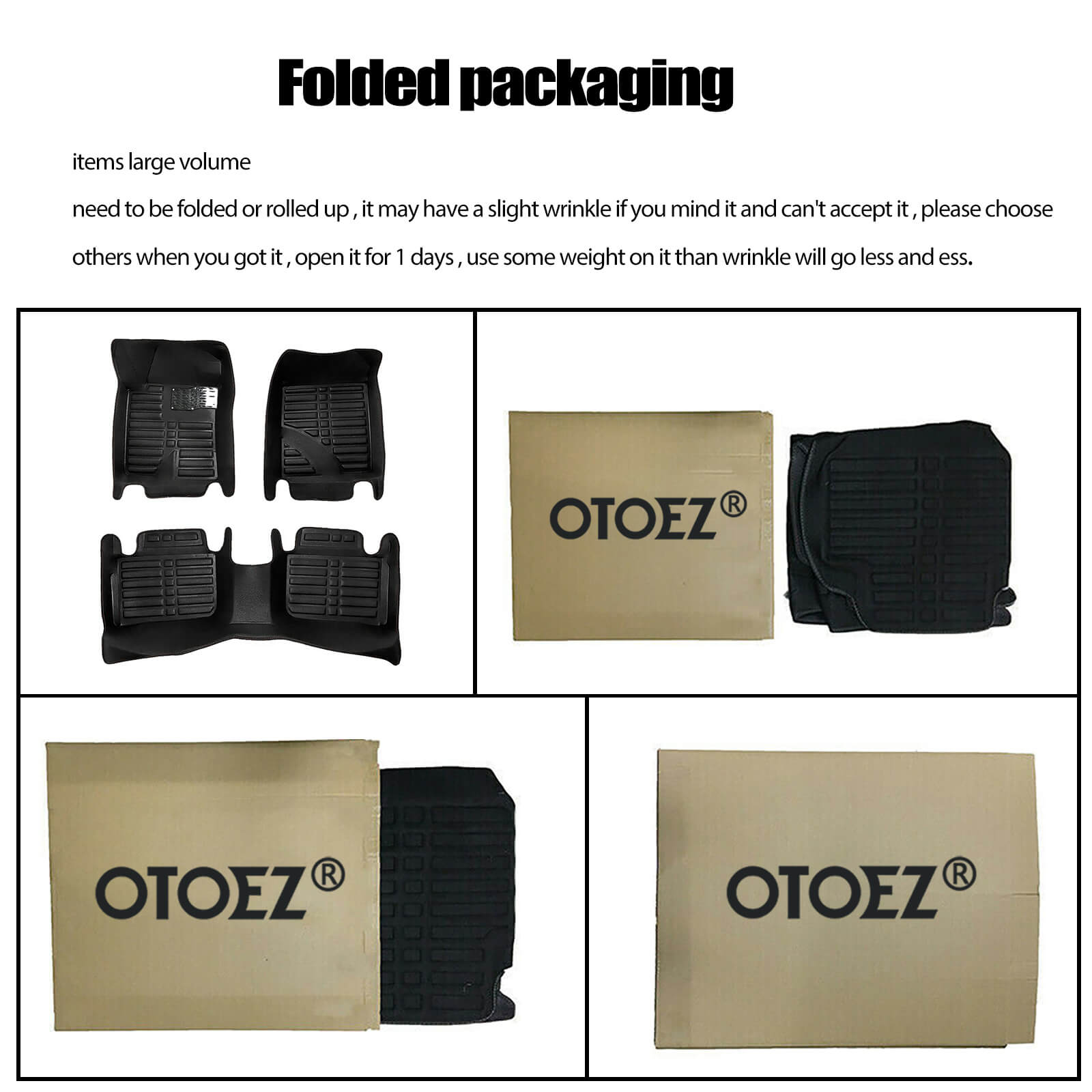package of Heavy Duty Car Floor Mat for Toyota Nissan