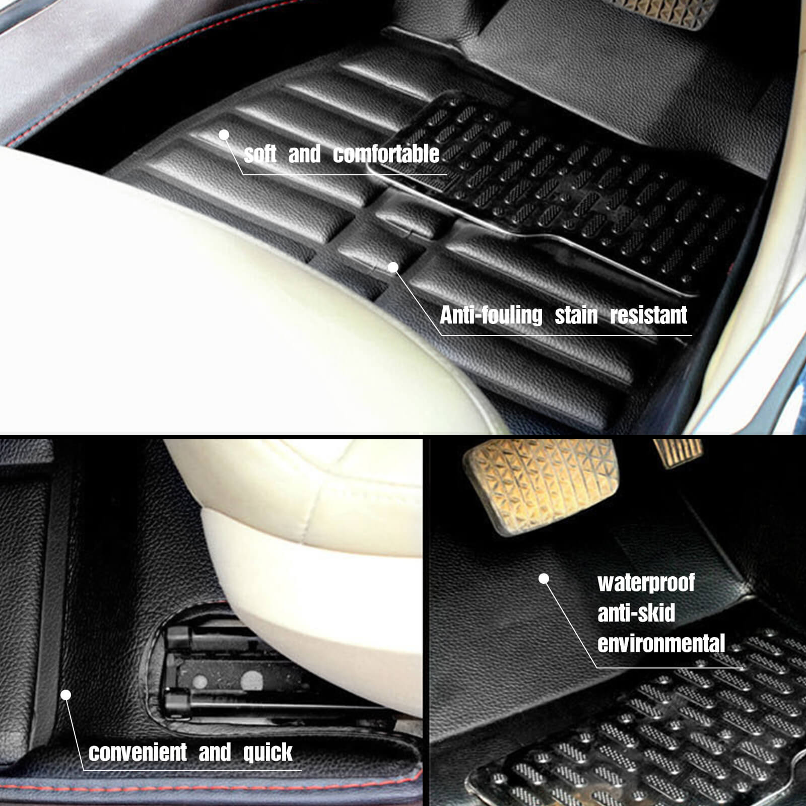 design of Heavy Duty Car Floor Mat for Toyota Nissan