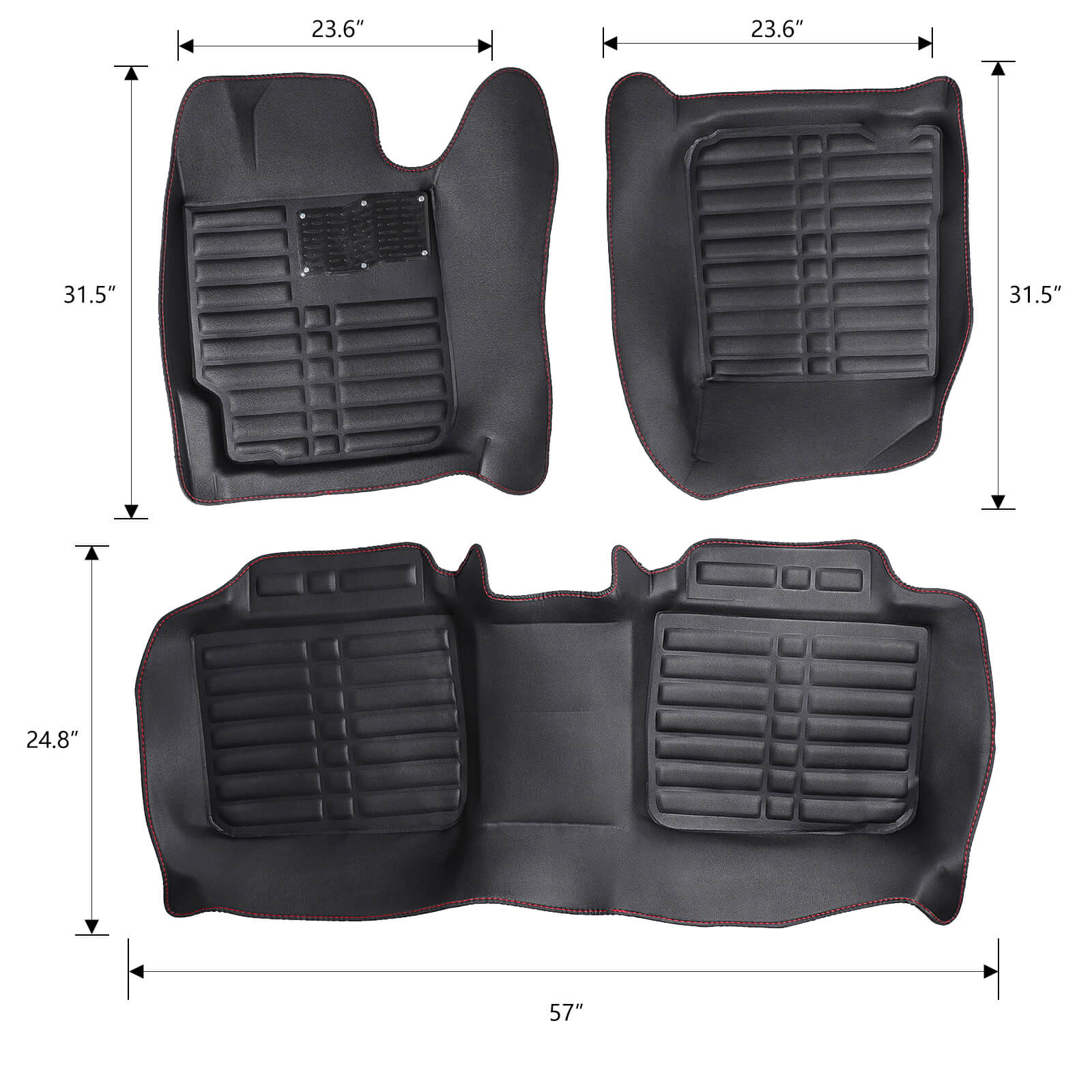 size of Heavy Duty Car Floor Mat for toyota