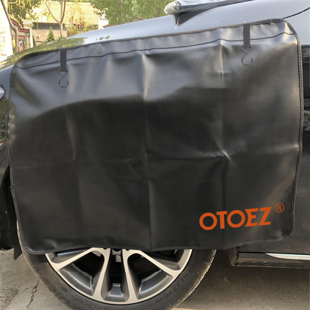 black Heavy Duty Magnetic Fender Cover Protector Pad Mat