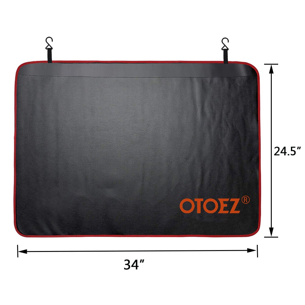 size of red Heavy Duty Magnetic Fender Cover Protector Pad Mat