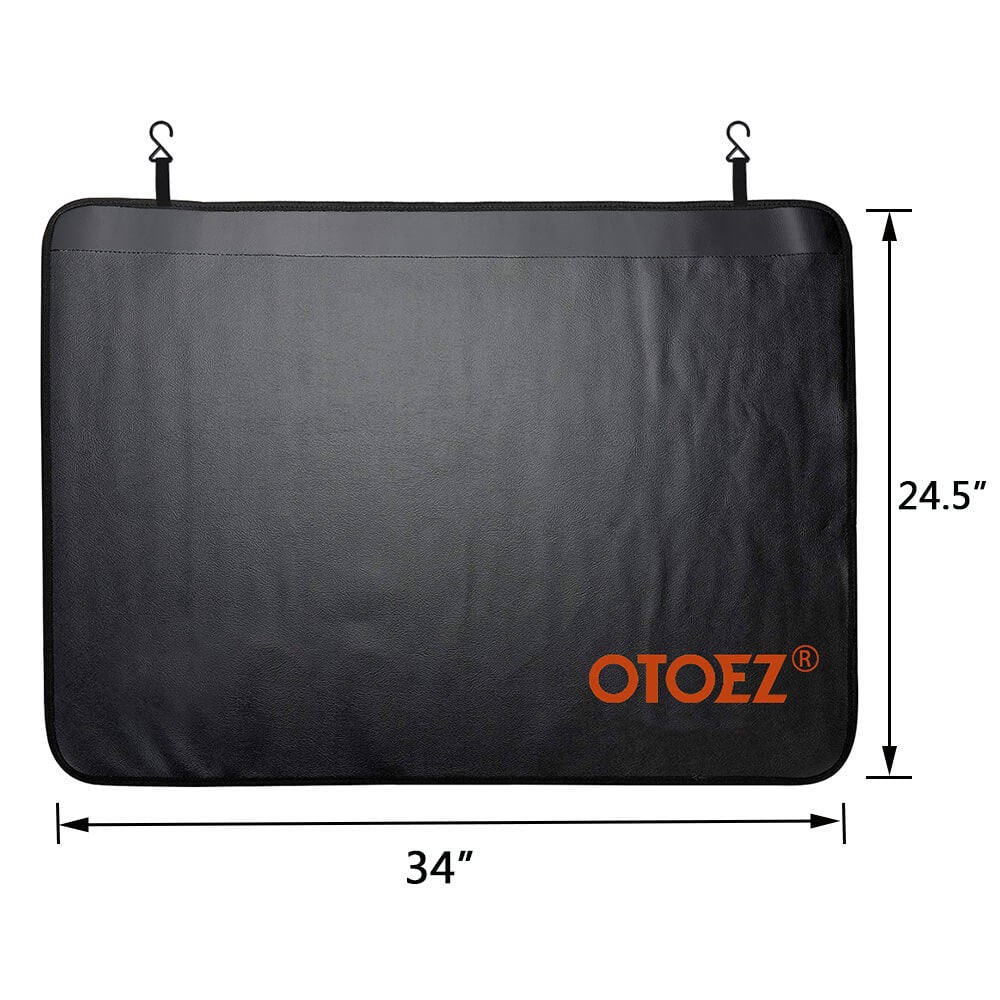 size of black Heavy Duty Magnetic Fender Cover Protector Pad Mat