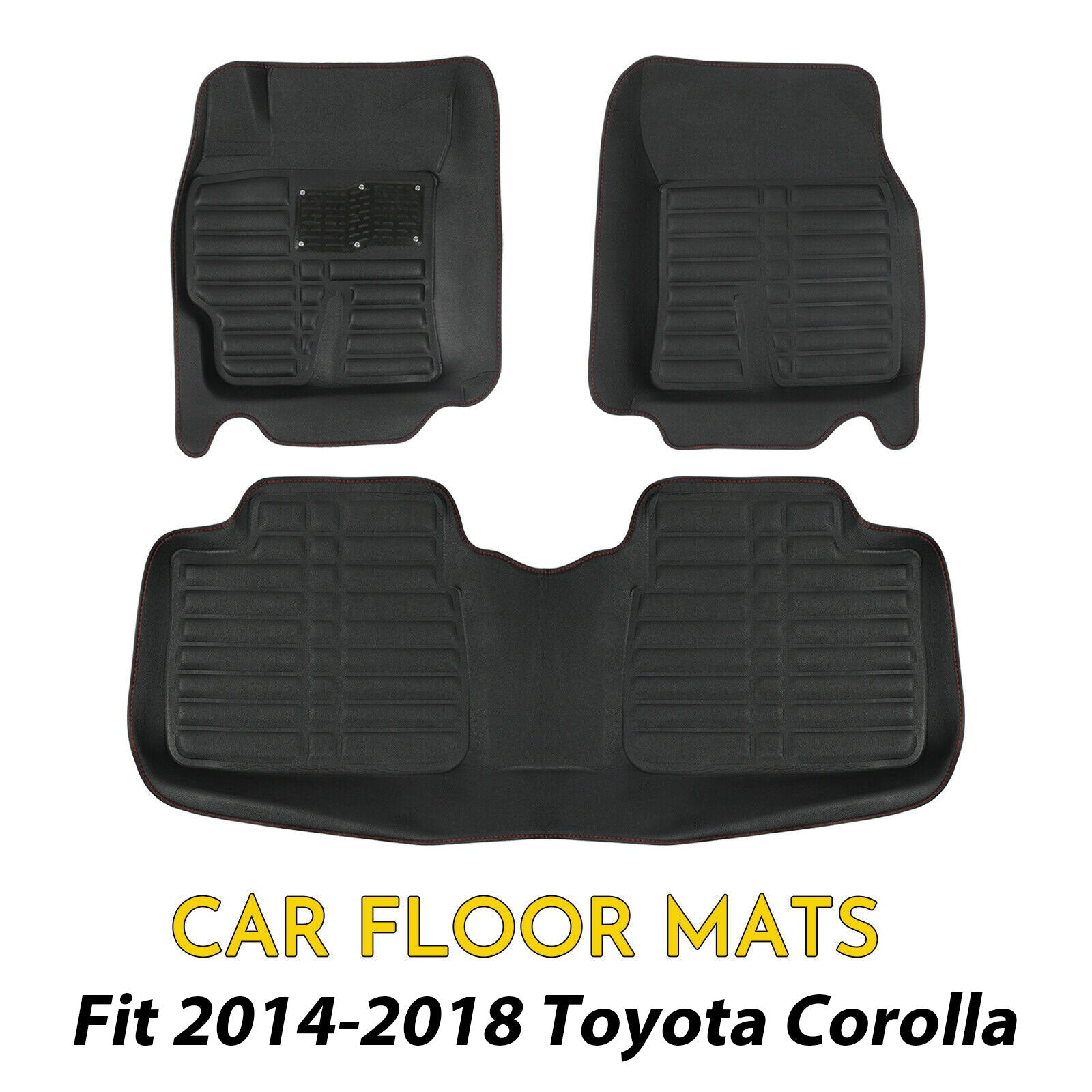 Heavy Duty PU Leather Car Floor Mat for 2014-2018 Toyota Corolla