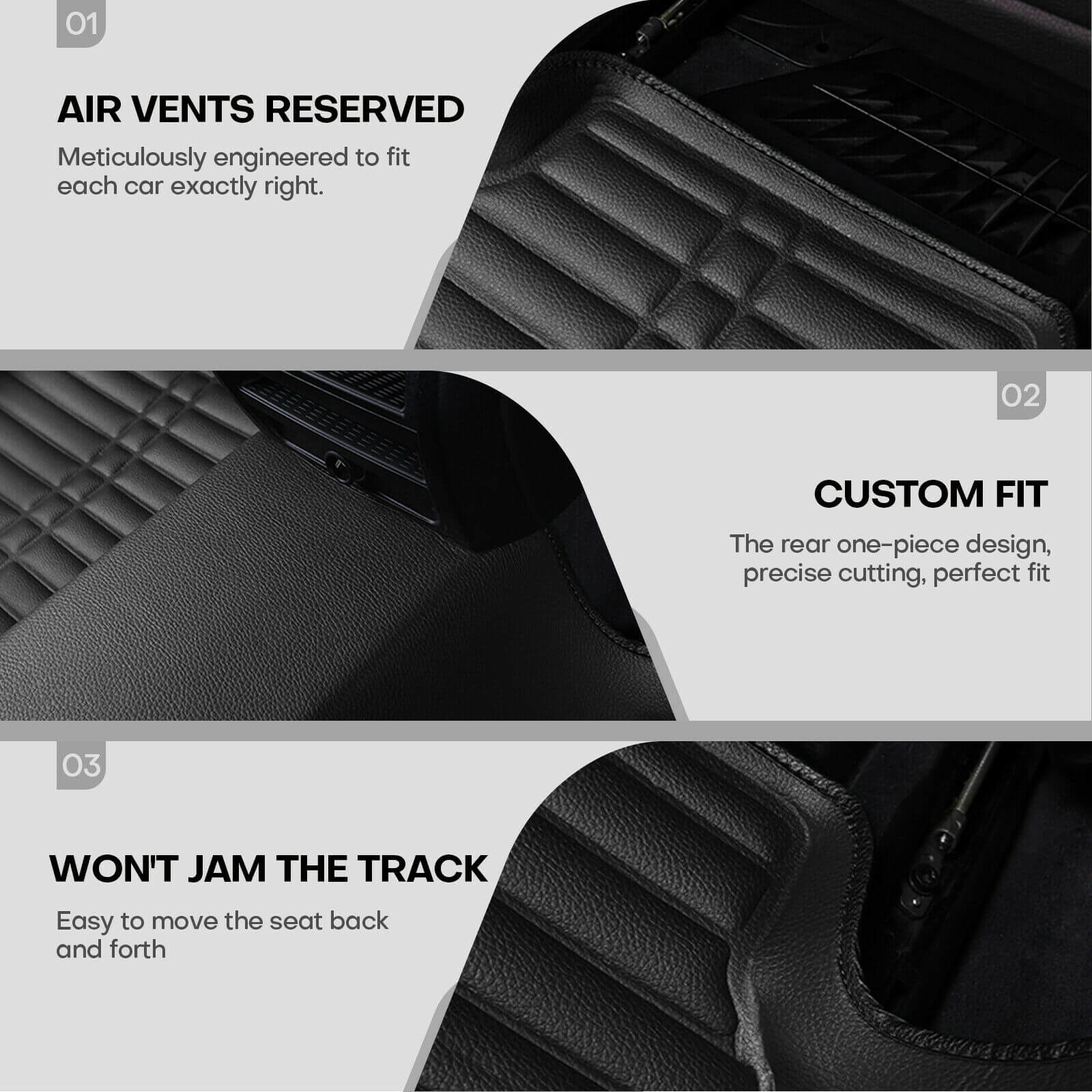 Advantages of the Heavy Duty PU Leather Car Floor Mat