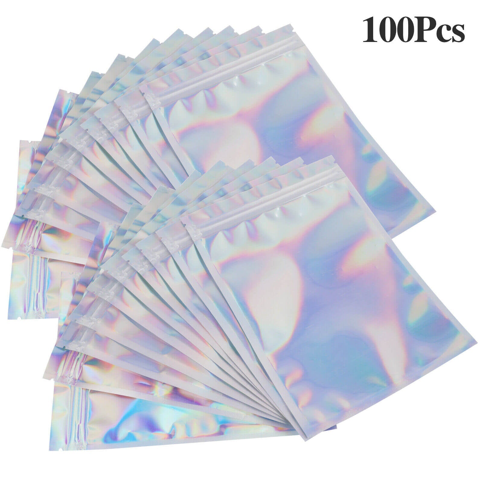 Holographic Mylar Ziplock Foil Bag - BCBMALL