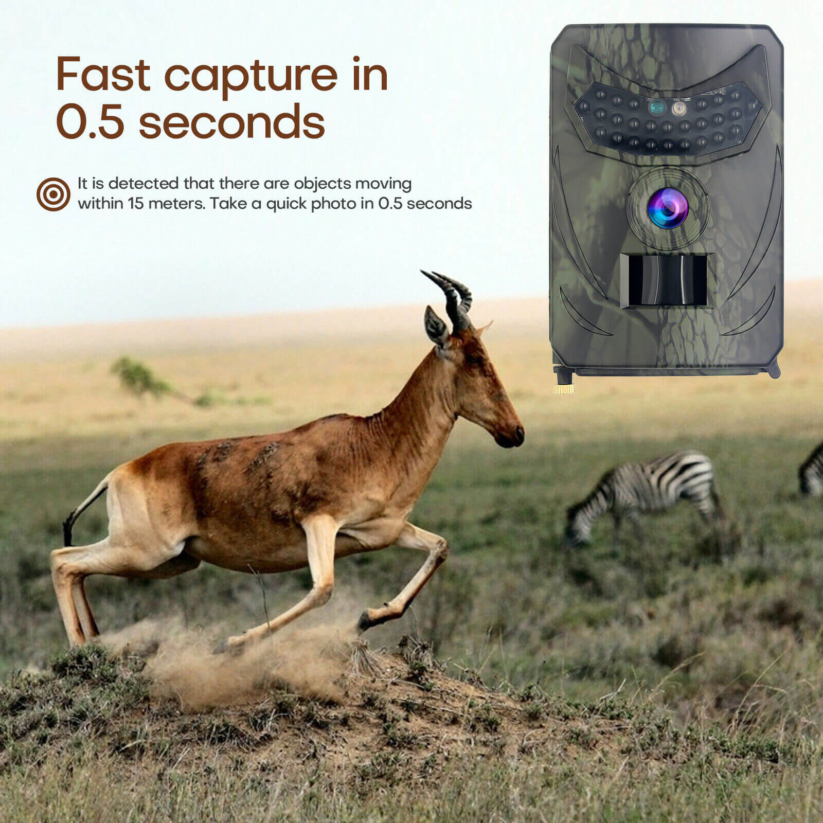 Hunting Camera can take a fast capture in 0.5s- BCBMALL