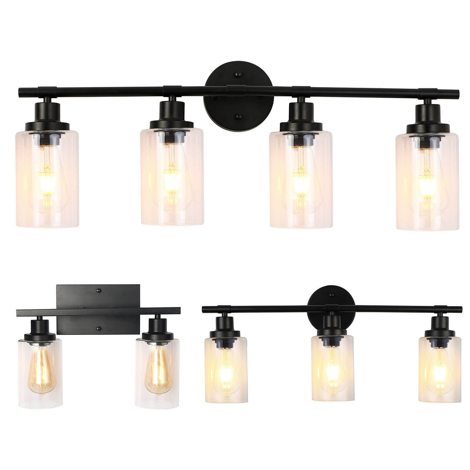 Industrial Glass Wall Light