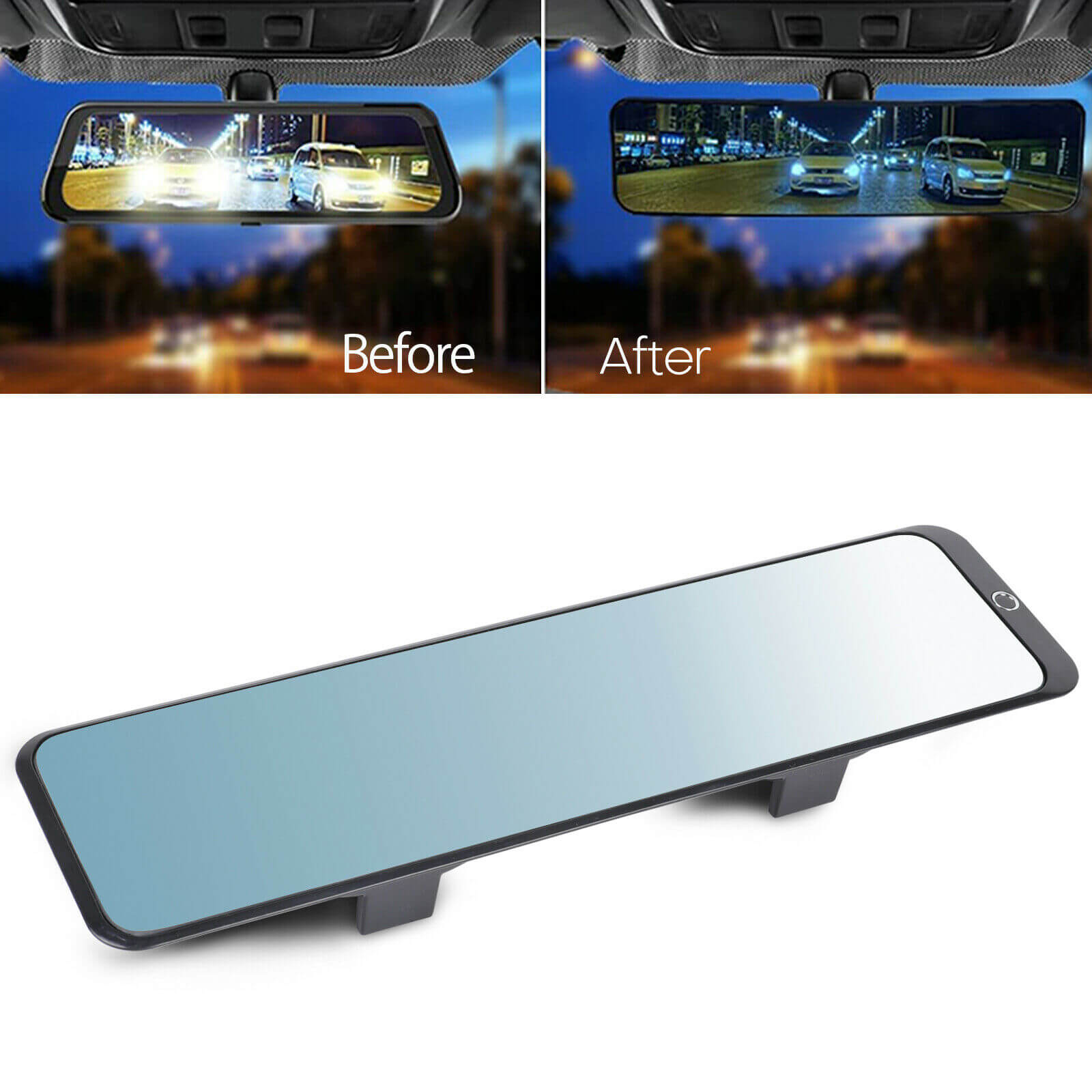 12" Interior Rear View Mirror usage