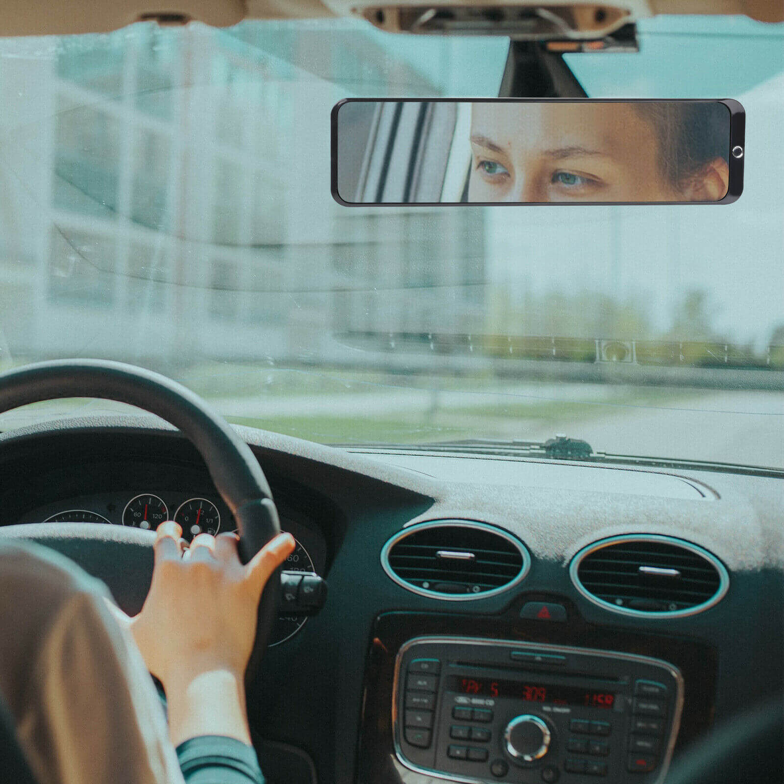 12" Interior Rear View Mirror display