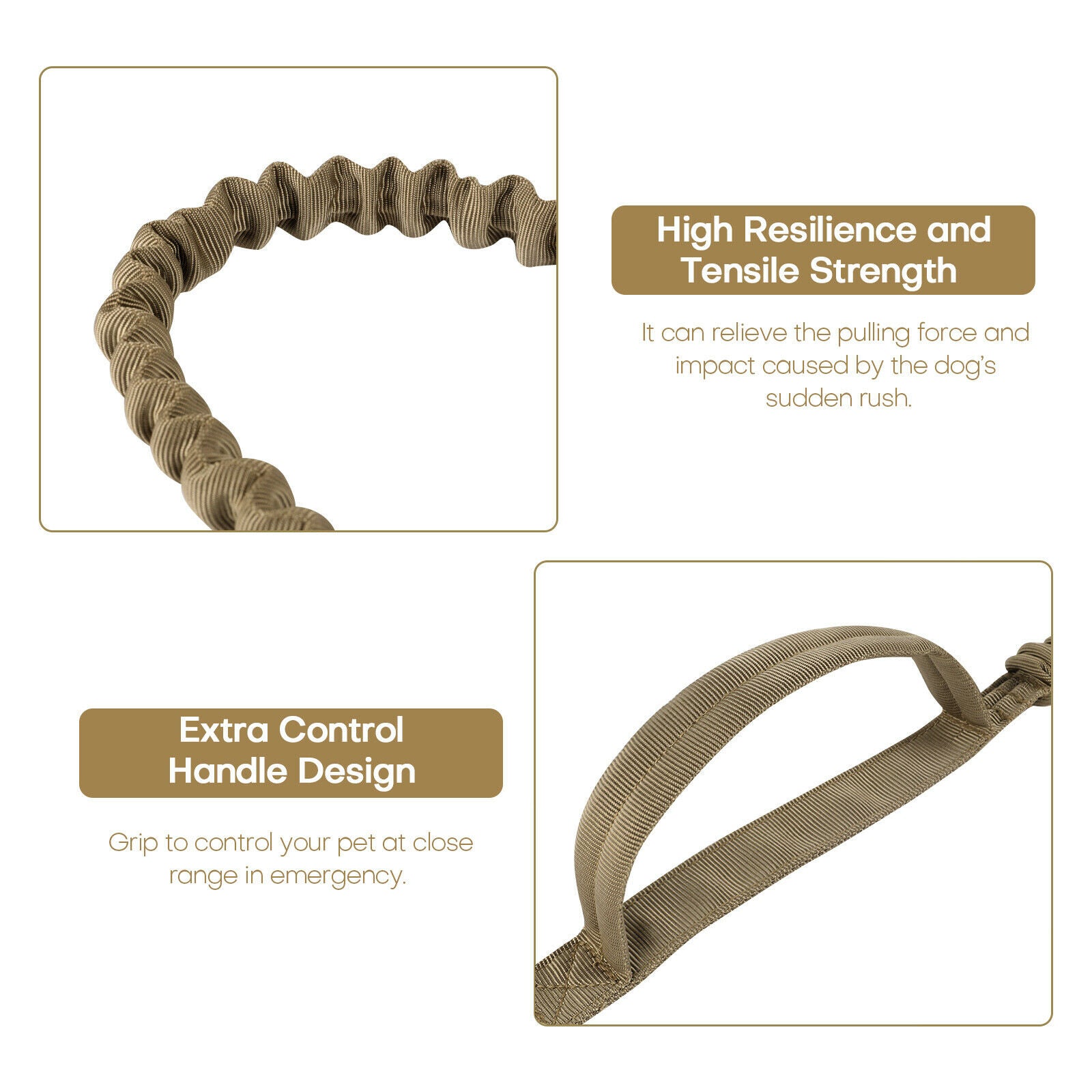 K9 Dog Tactical Collar Leash feature