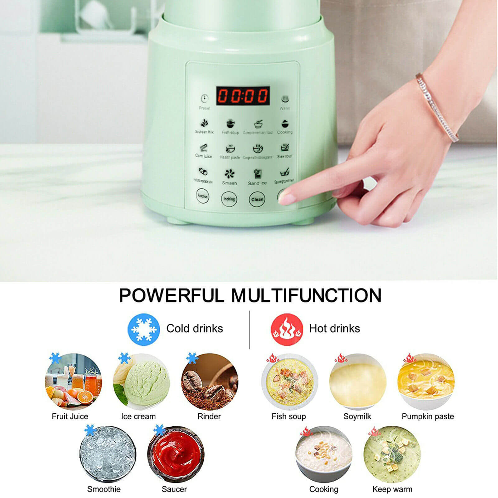 powerful Kitchen Blender Mixer
