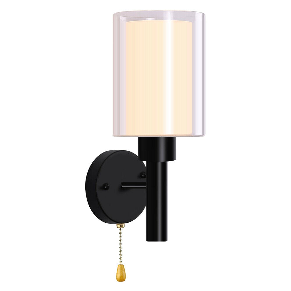 LED Glass Wall Light with Switch