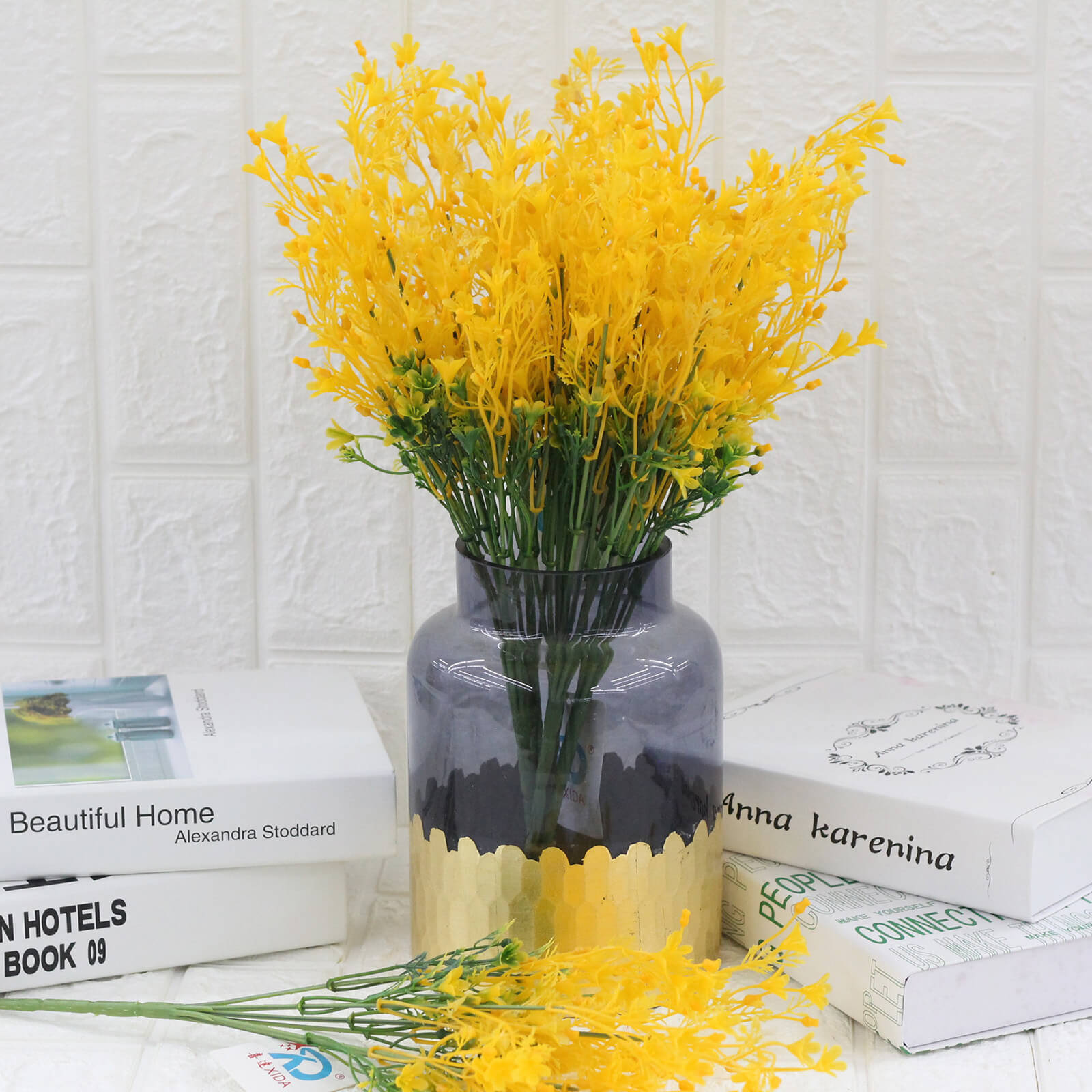 LED Solar Flower Light, 2 Pcs - BCBMALL