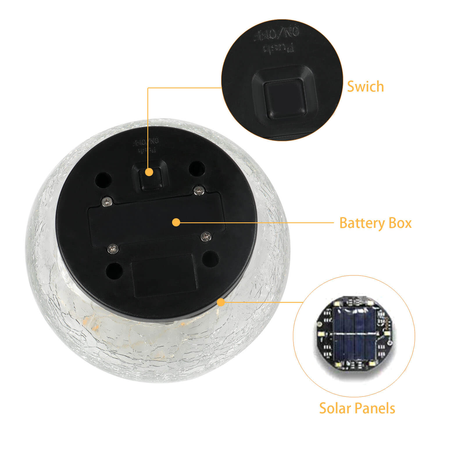 Landscape Ball Lights, 4 Packs - BCBMALL