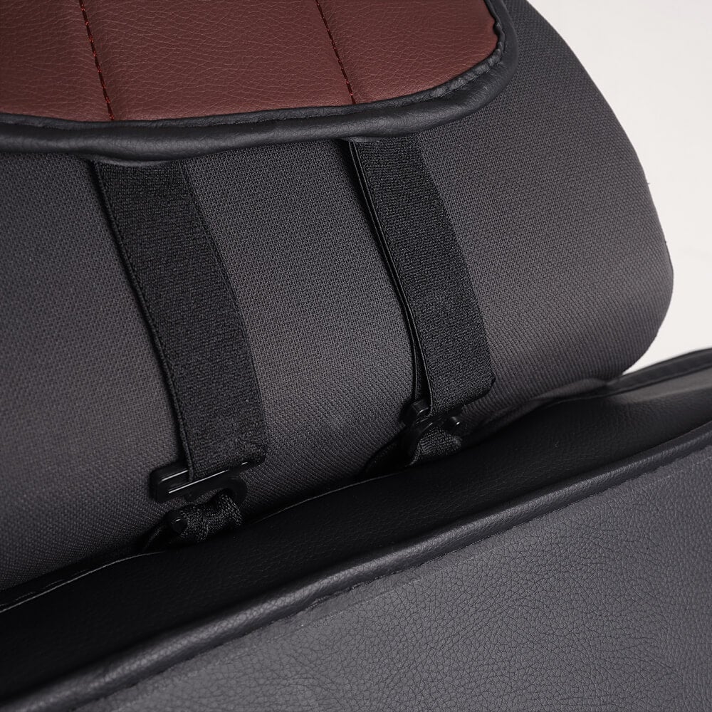 detail display of Leather Car Seat Cover, 5D Stereo Version