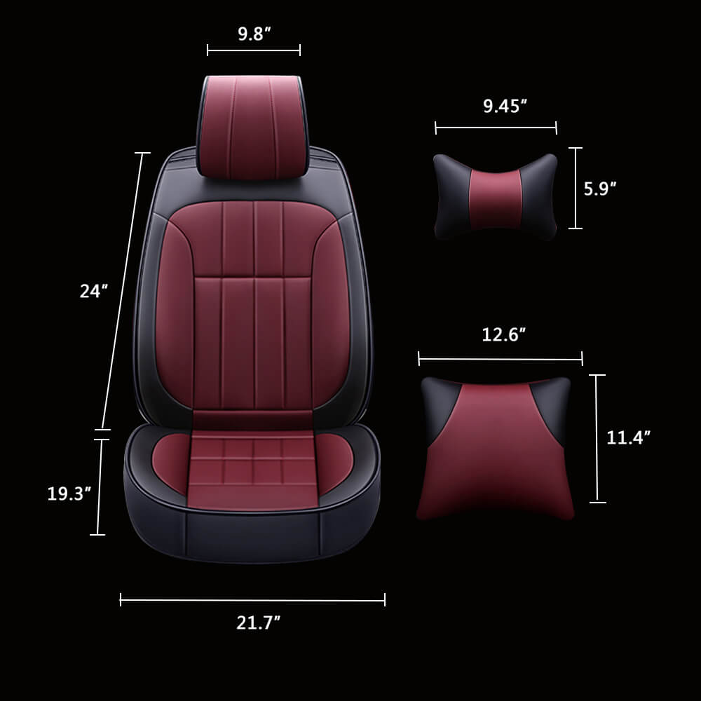 size of Leather Car Seat Cover, 5D Stereo Version