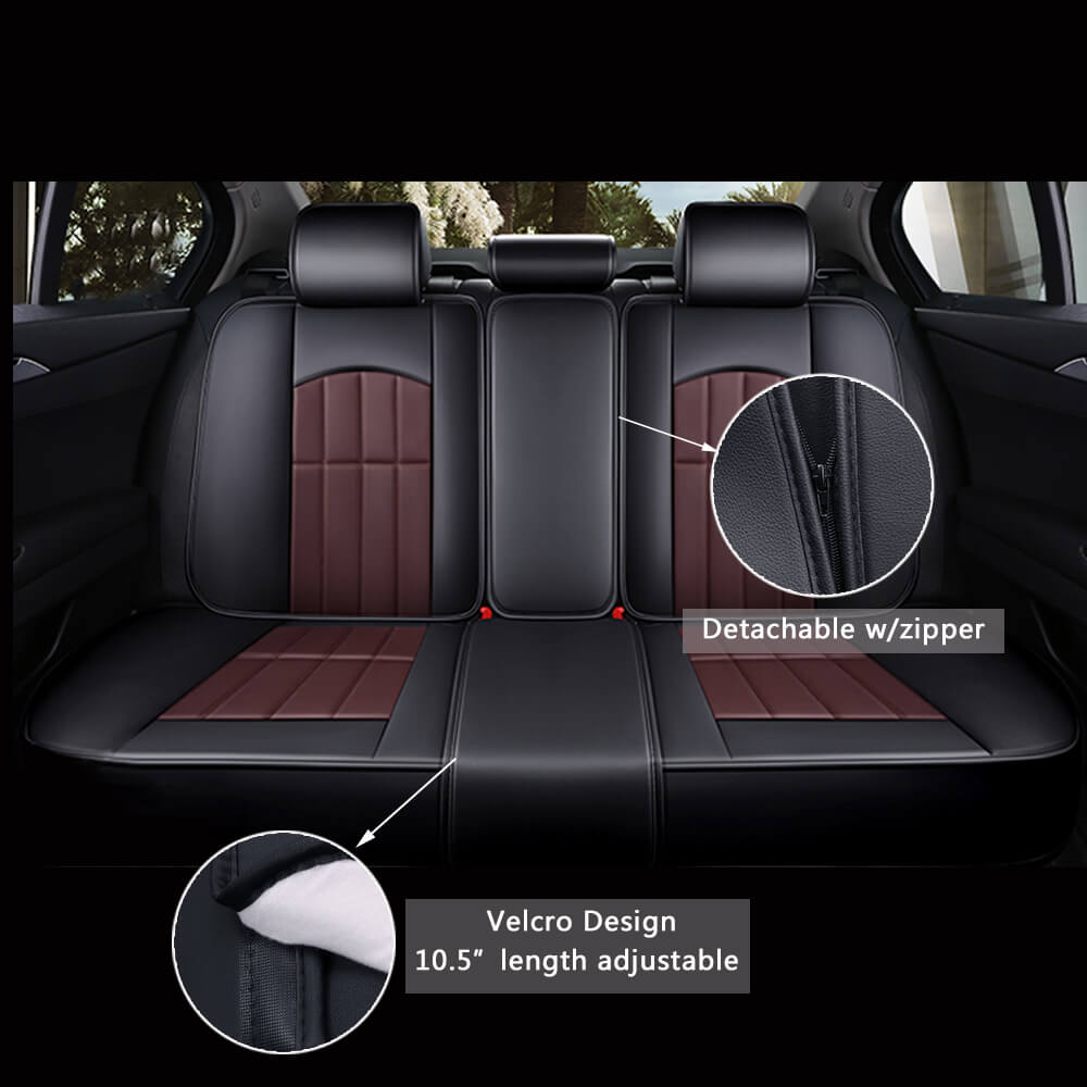 feature design of Leather Car Seat Cover, 5D Stereo Version