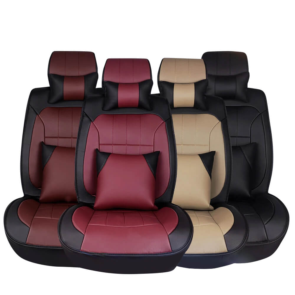 Leather Car Seat Cover, 5D Stereo Version