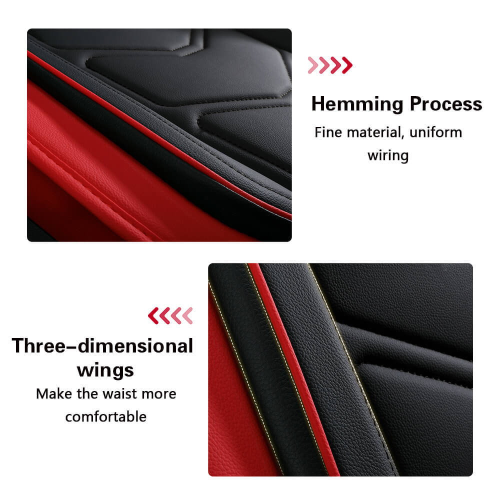 design of Leather Car Seat Covers Full Set