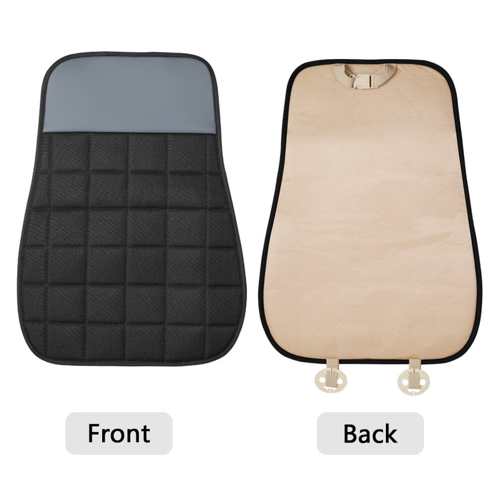 black seat cushion Leather Linen Car Seat Cover