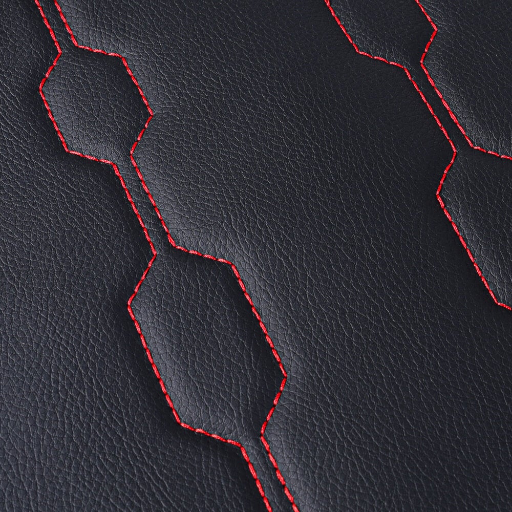 detail display of Luxury Leather Car Seat Cover Full Set