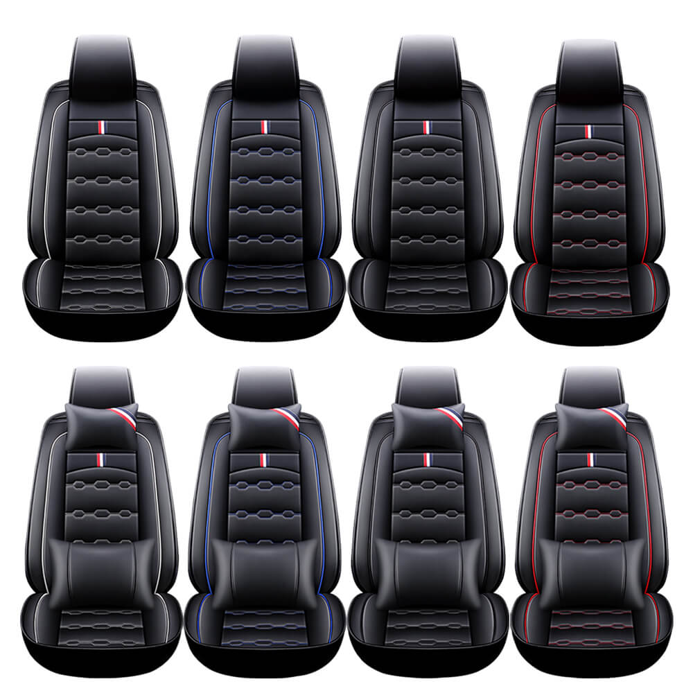 Luxury Leather Car Seat Cover Full Set