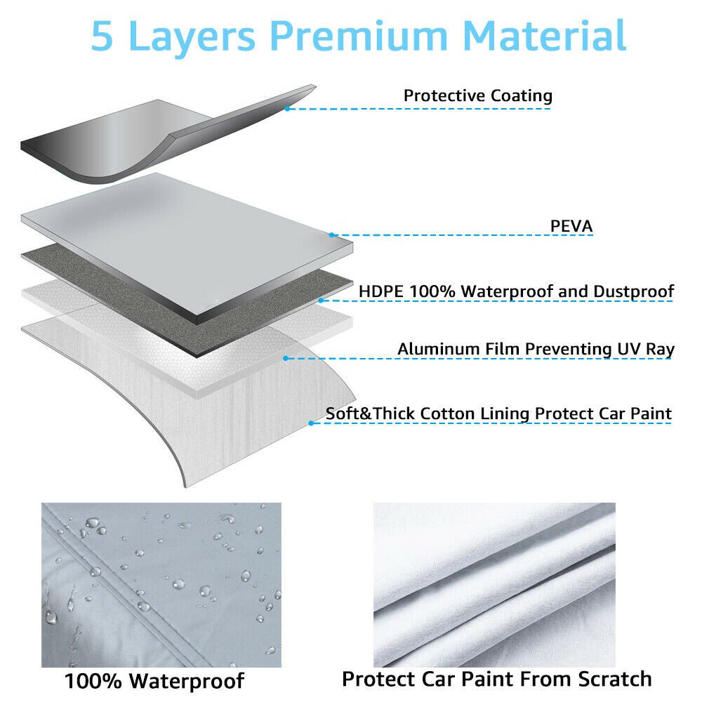 Full SUV Car Cover for 17FT Car - BCBMALL