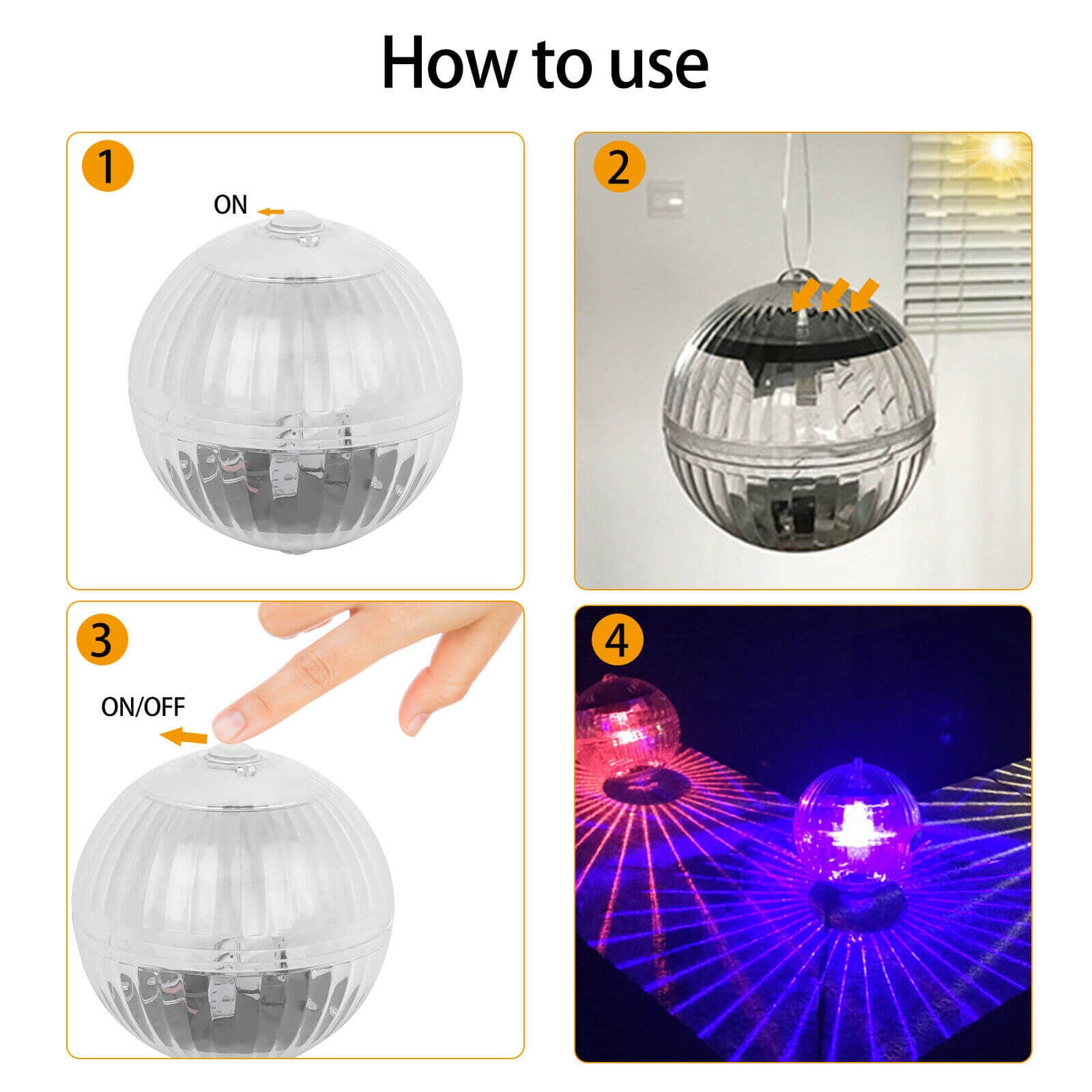 Outdoor Solar LED Floating Light usage