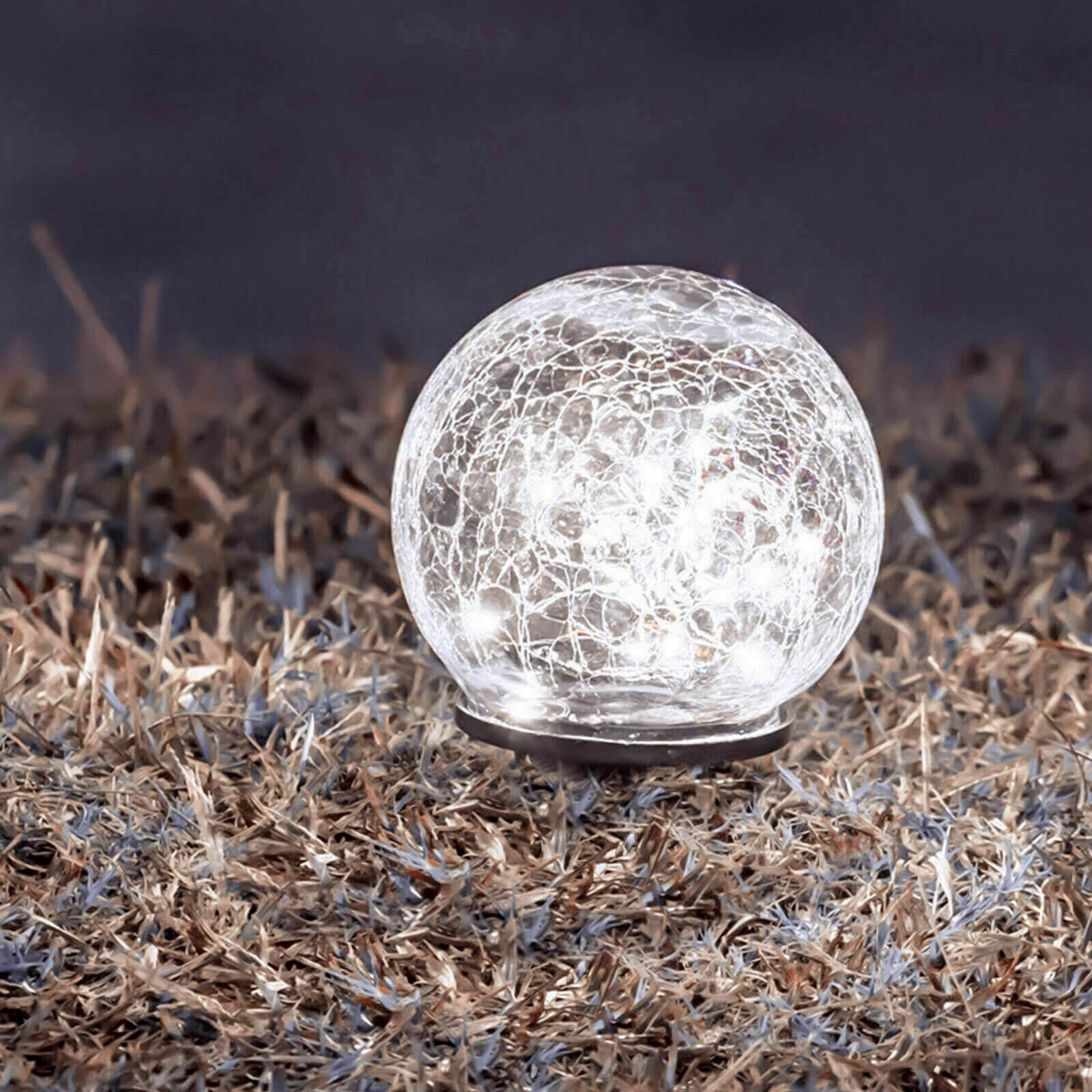 Outdoor Solar Post Cap Light white