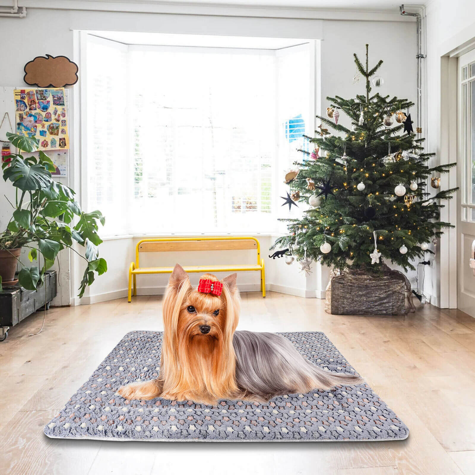 Pet Bed Mat Cushion display