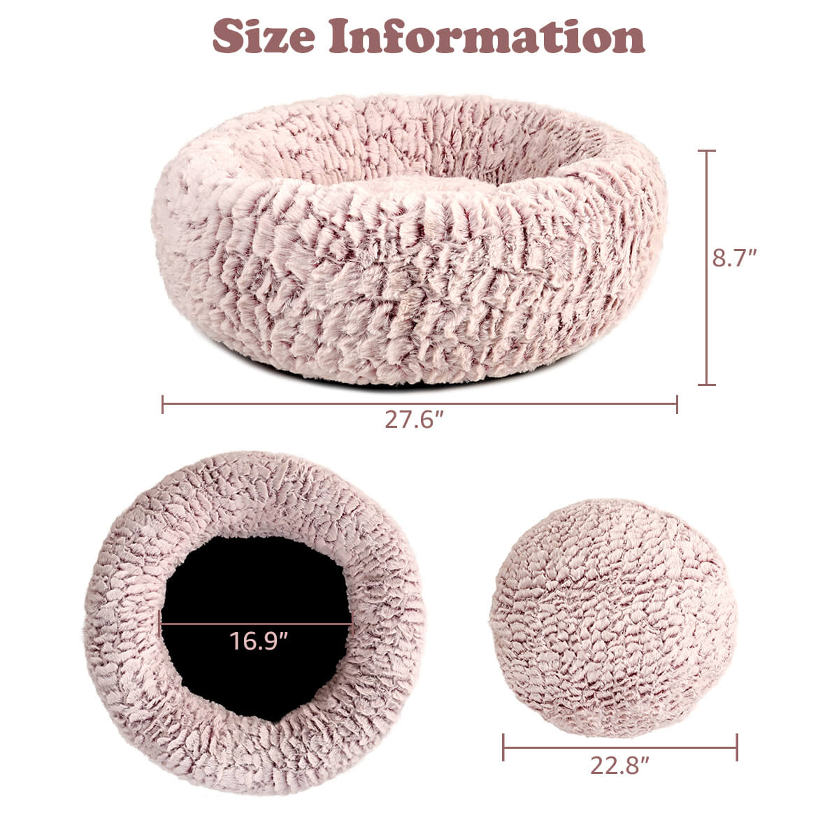 Plush Pet Bed - BCBMALL