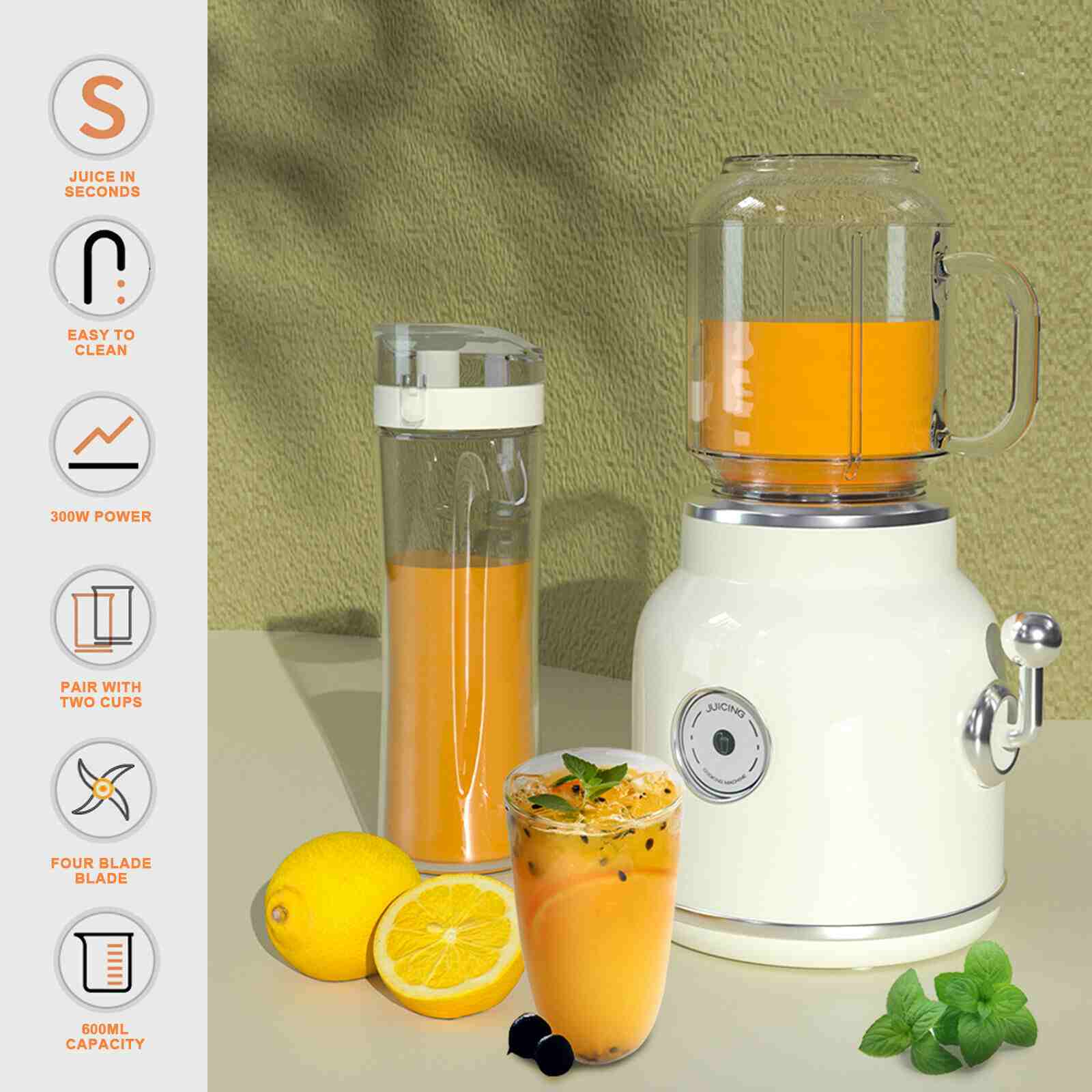 Portable Smoothie Blender + Travel Cup