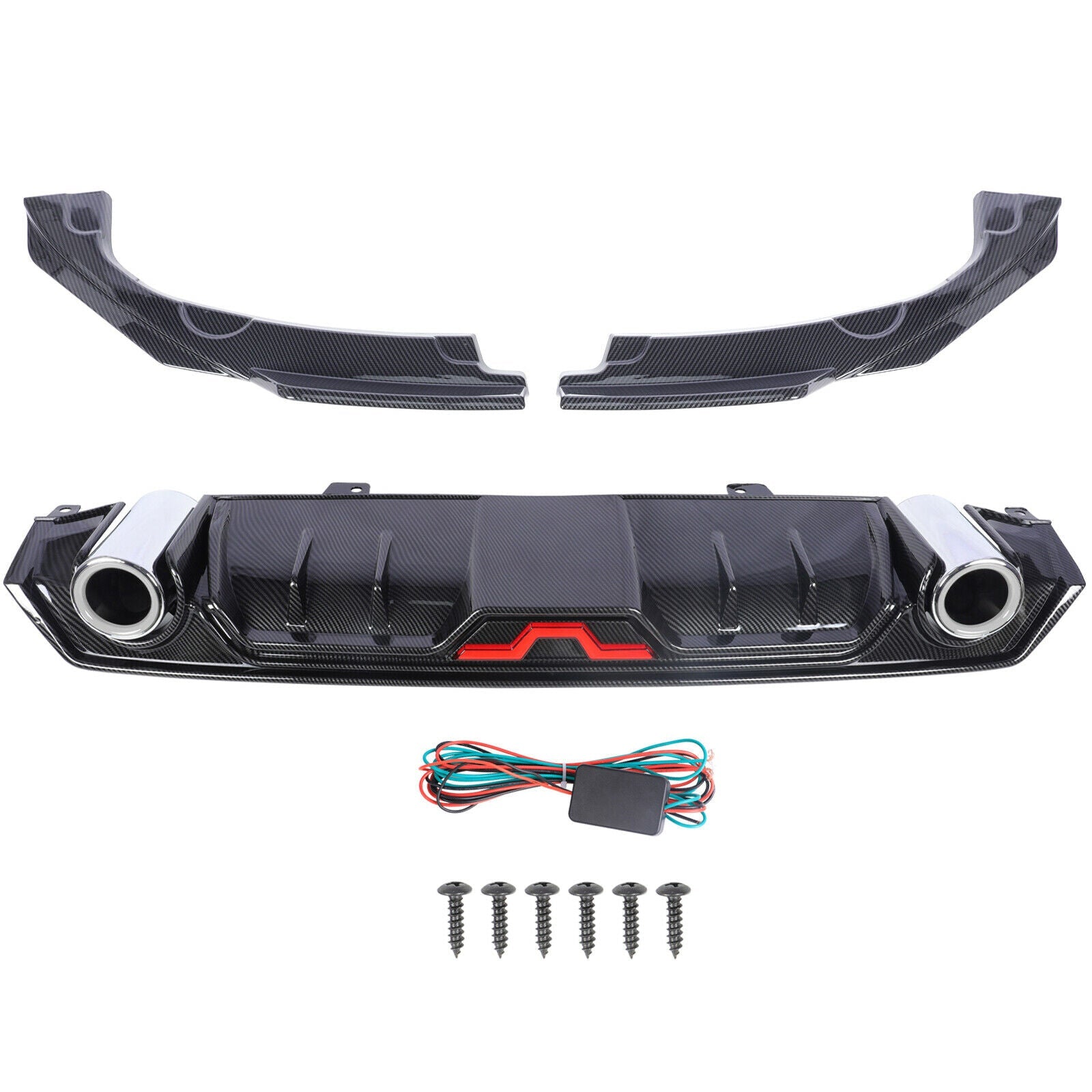 Rear Bumper Lip for Honda Civic 2016+ Type D