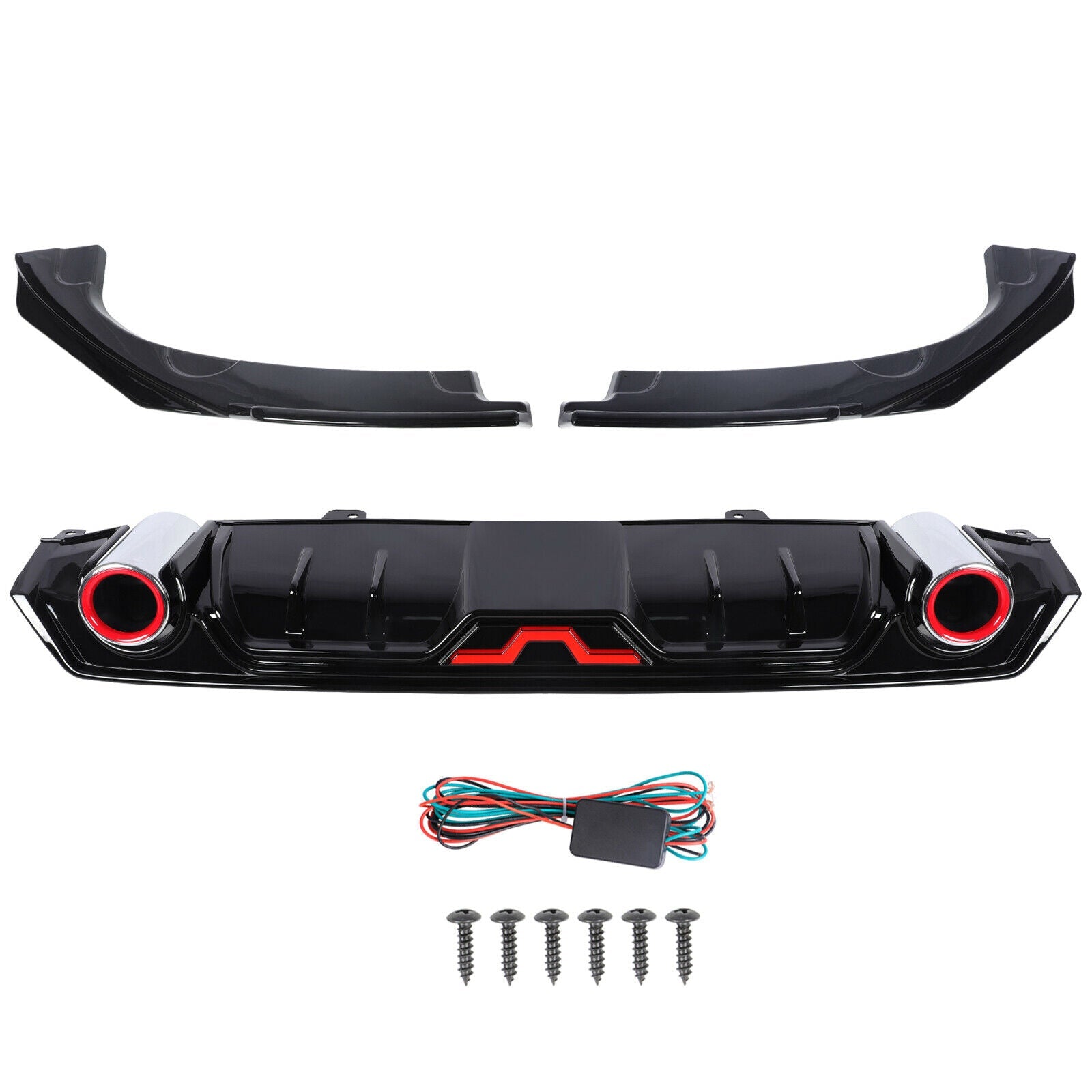 Rear Bumper Lip for Honda Civic 2016+ Type E