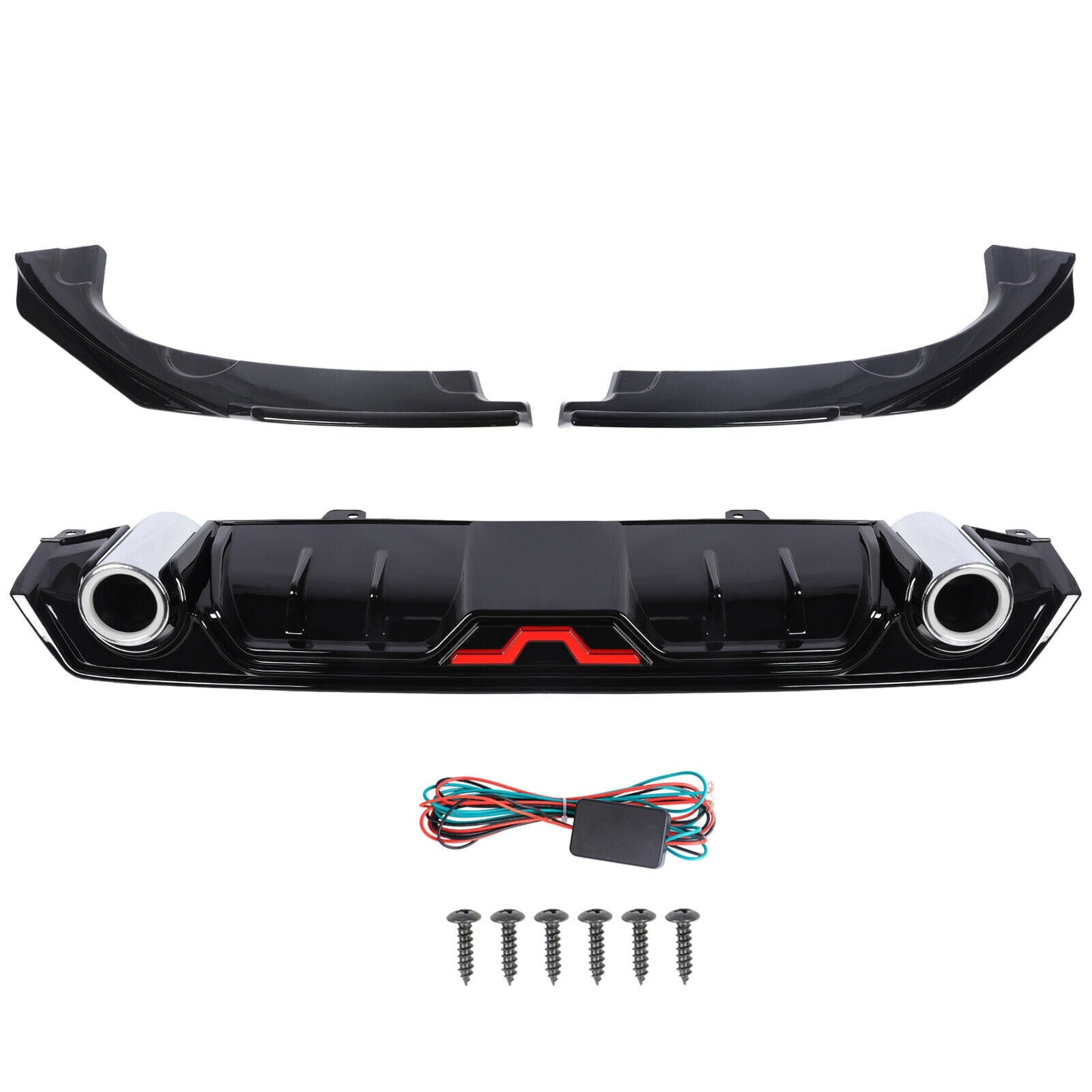 Rear Bumper Lip for Honda Civic 2016+ Type F