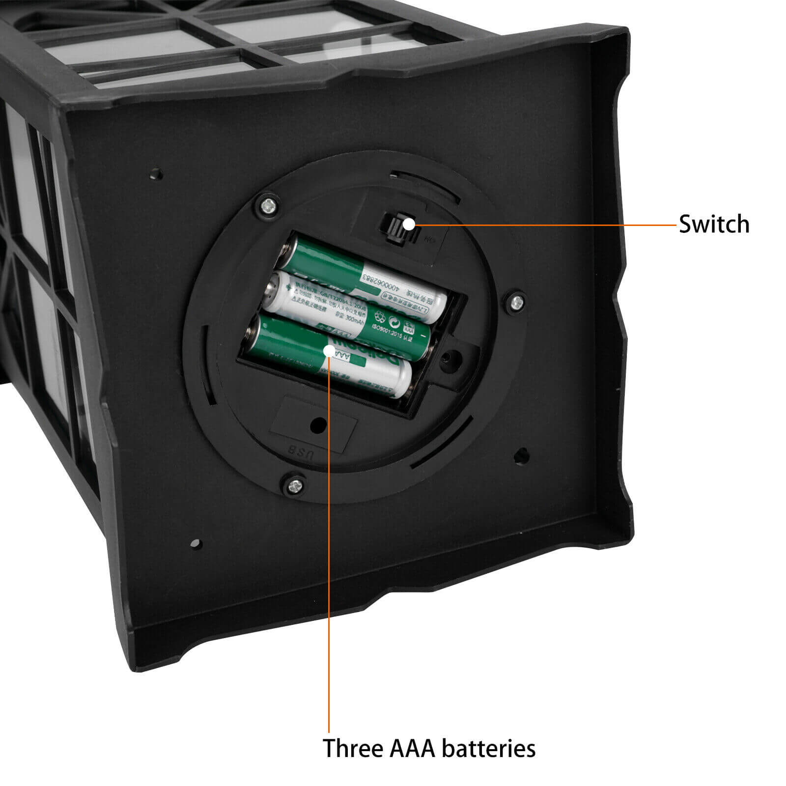 batteries of Retro Hanging Night Light