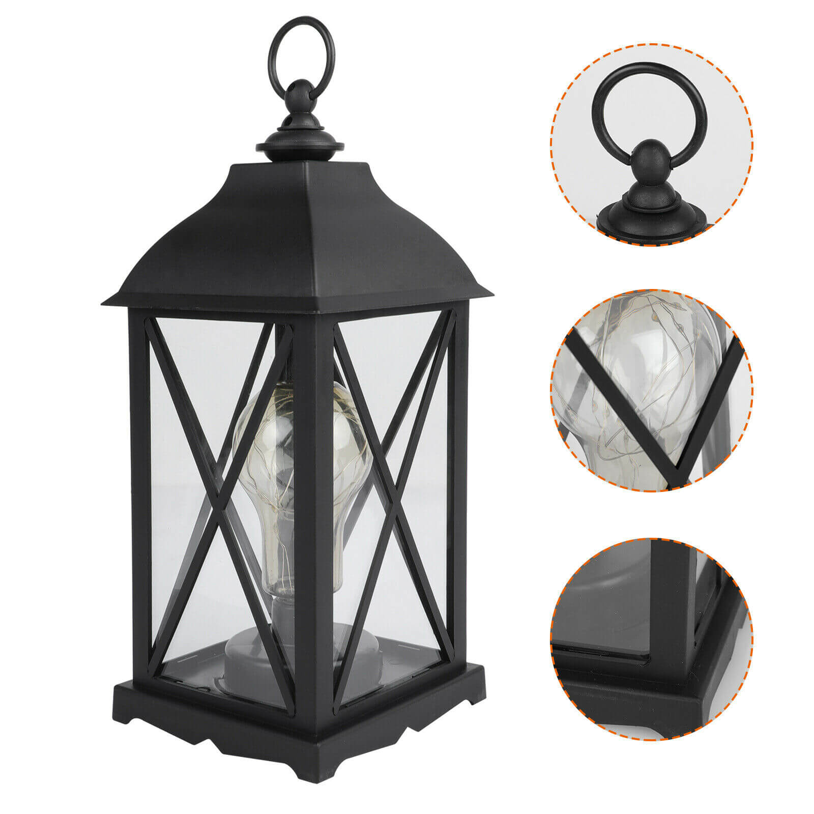 detail of Retro Hanging Night Light