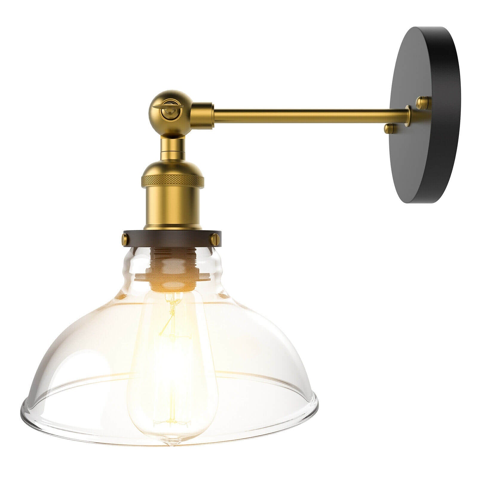 Retro Industrial Flashlight Wall Sconce