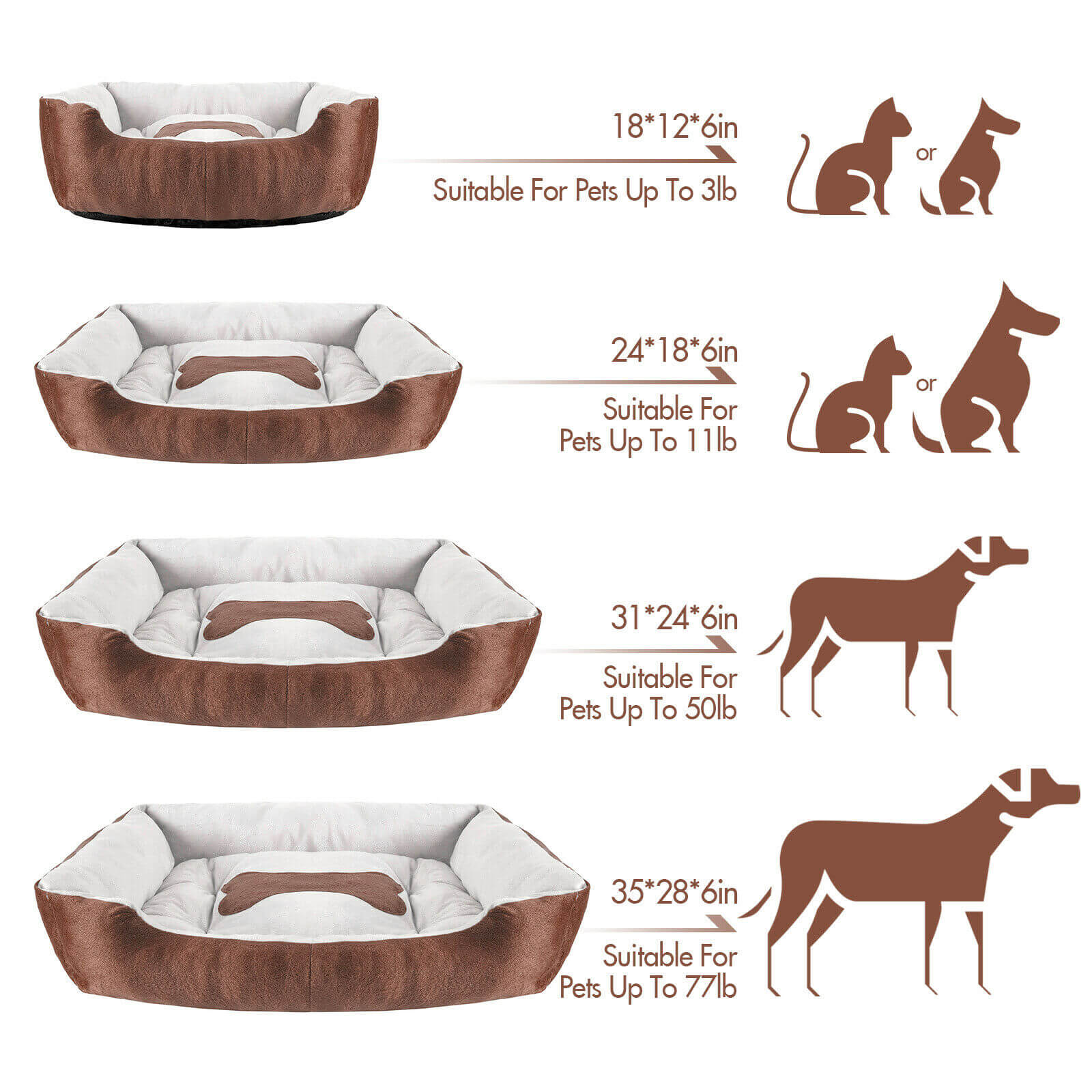 Soft Fleece Pet Bed - BCBMALL