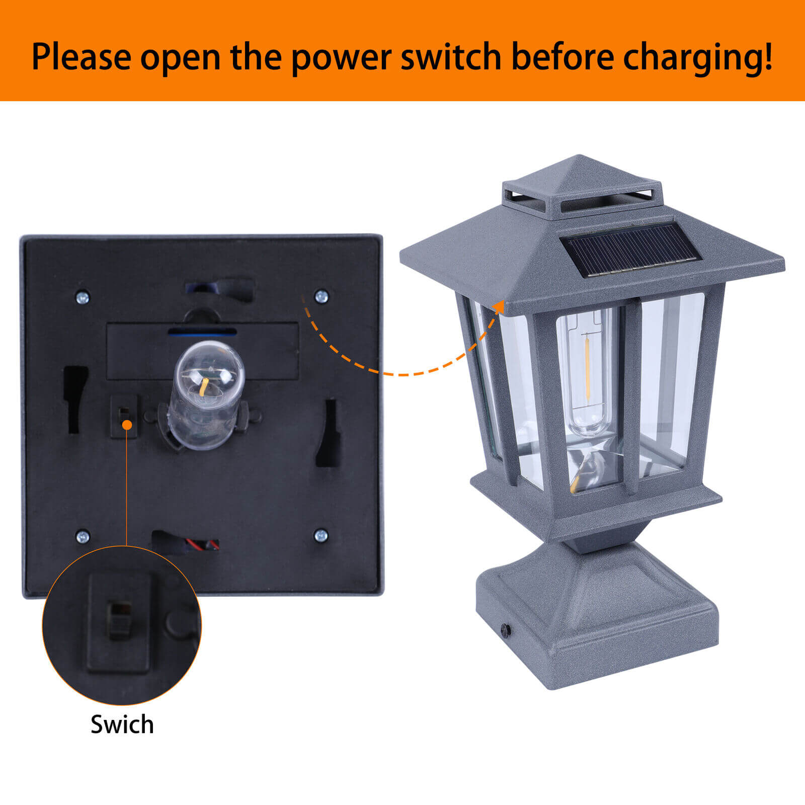 Solar LED Cap Light - BCBMALL