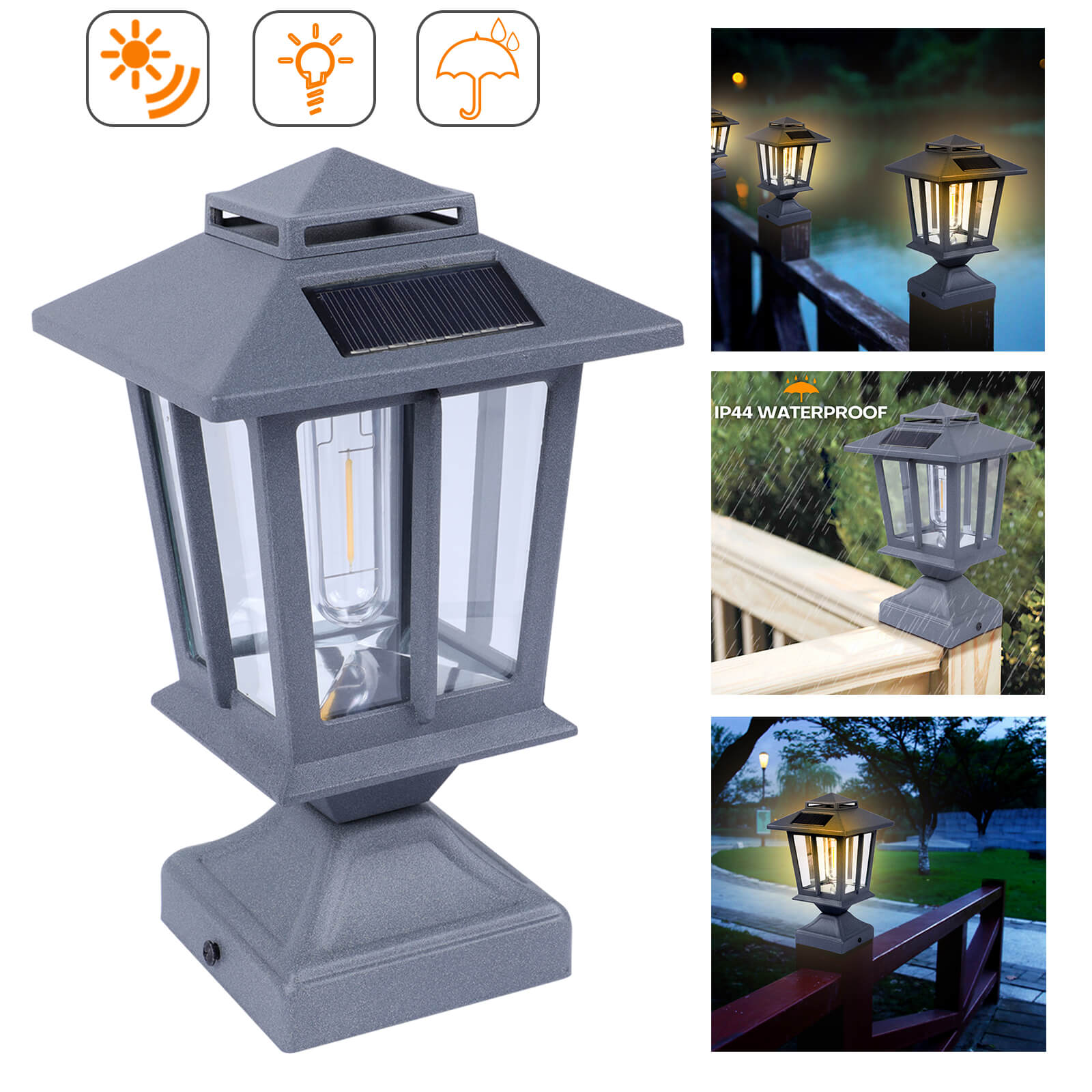 Solar LED Cap Light - BCBMALL