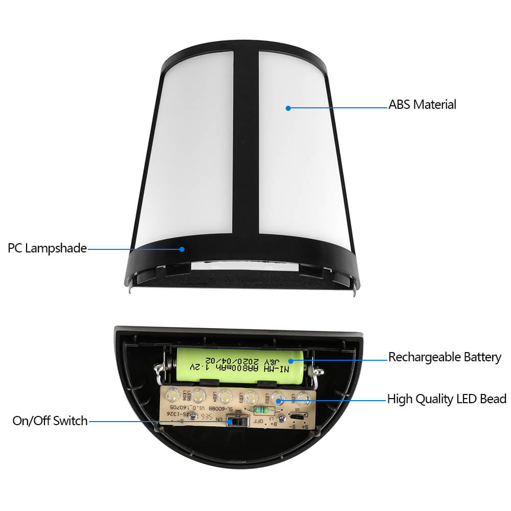 Solar Power 6 LED Lights - BCBMALL