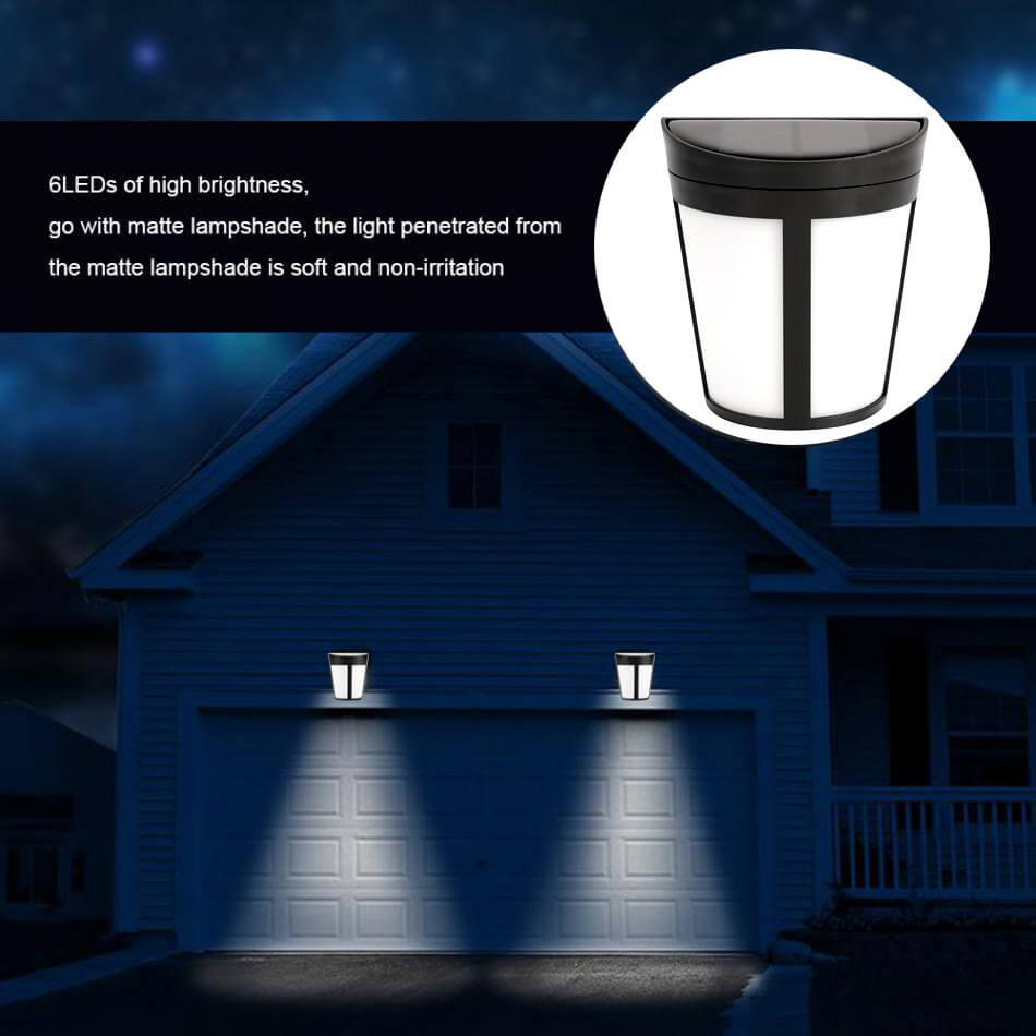 Solar Power 6 LED Lights - BCBMALL