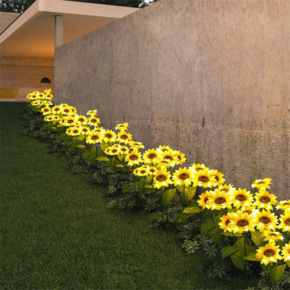 Solar Sunflower Light, 2Pcs - BCBMALL
