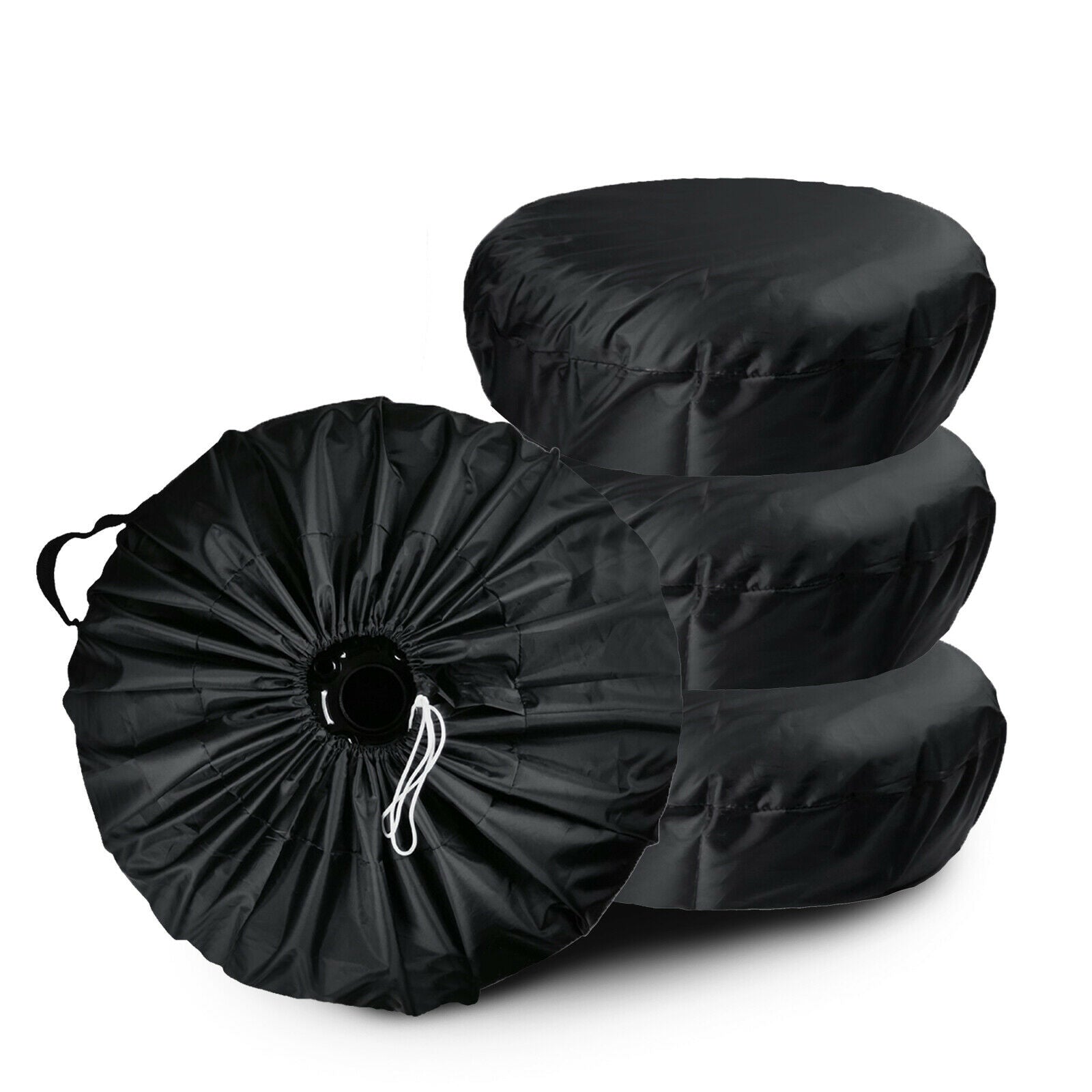 Spare Tire Cover black 4pcs