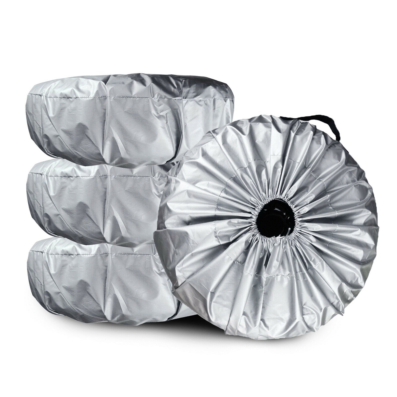 Spare Tire Cover silver 4pcs