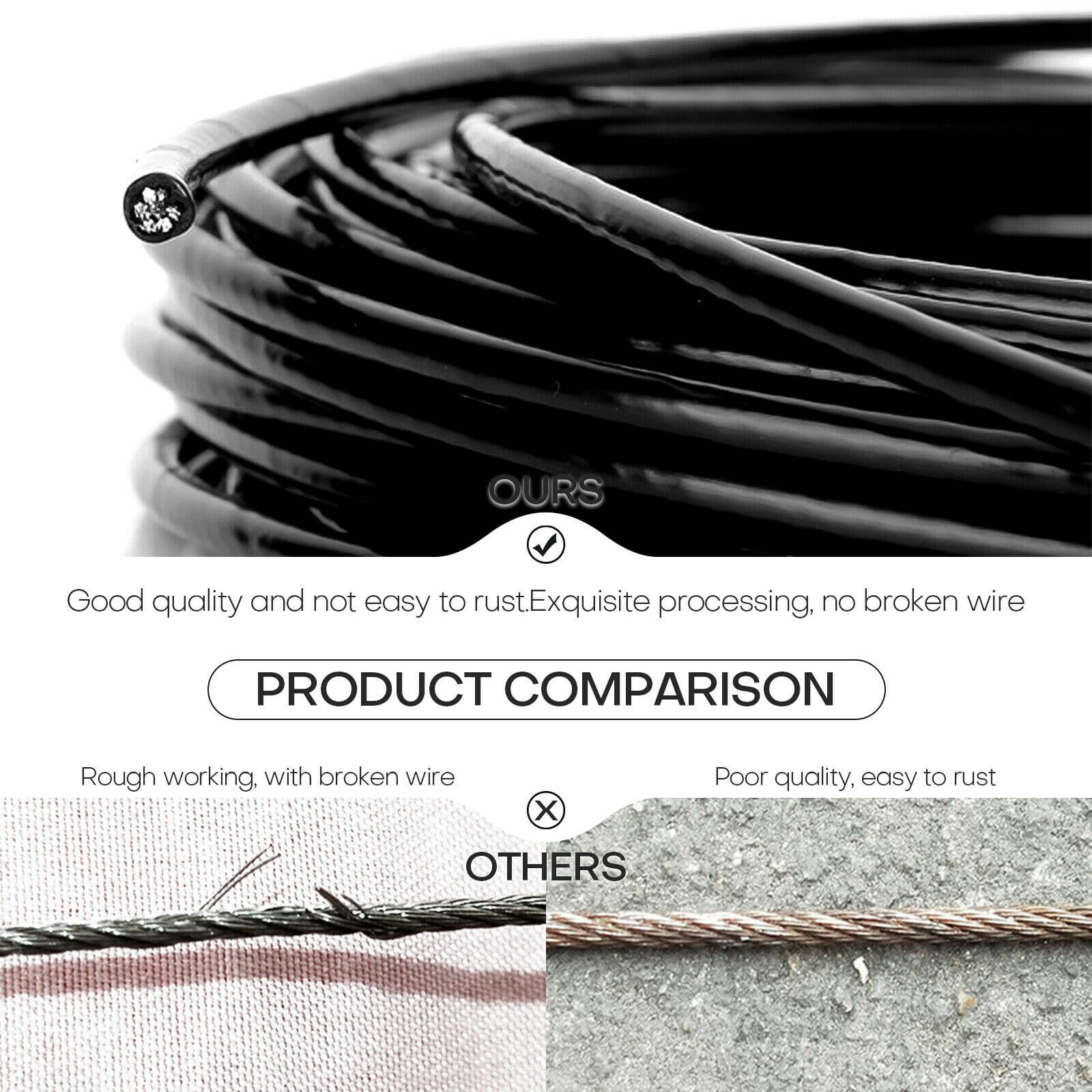 Stainless Steel Cable Wire Rope - BCBMALL